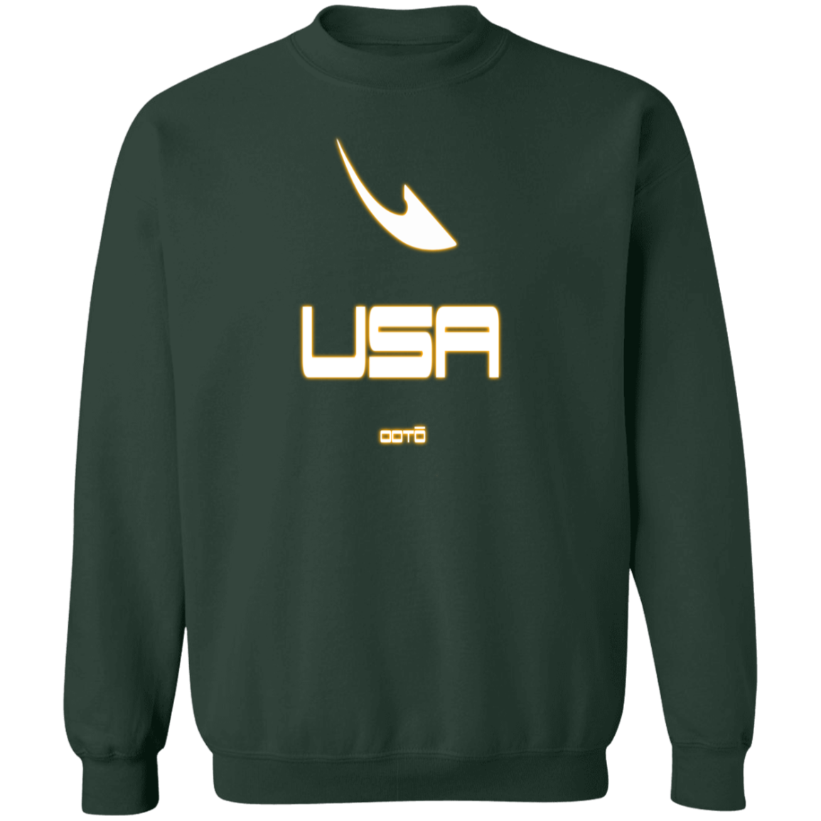 USA OOTO DASH EN WHITE STRETCH - MZ OG -  Z65x Crewneck Pullover Sweatshirt - 7 COLORS -