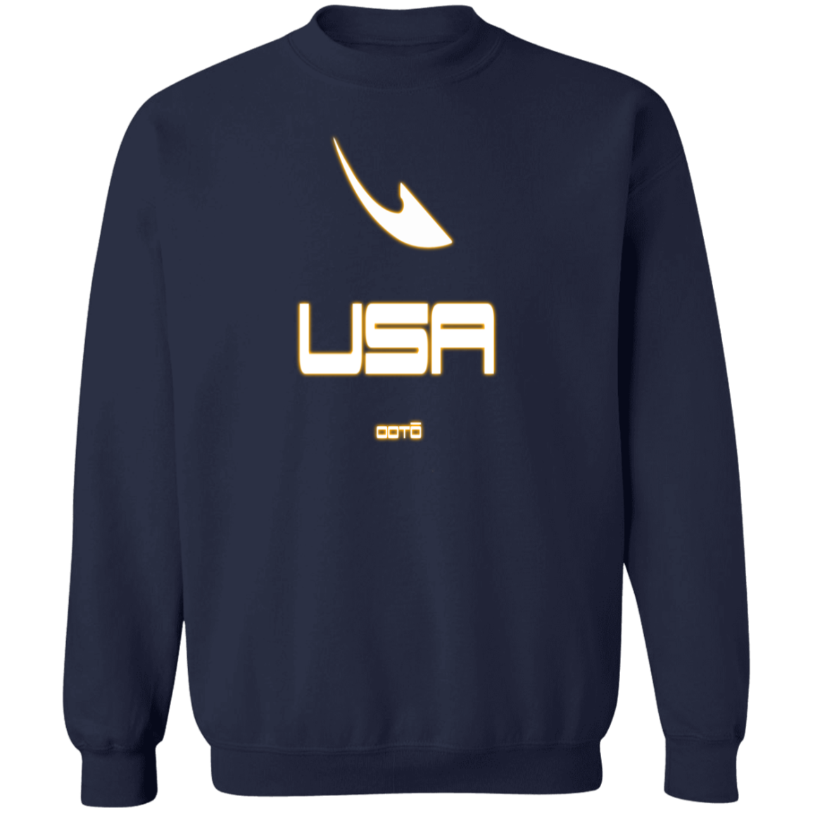 USA OOTO DASH EN WHITE STRETCH - MZ OG -  Z65x Crewneck Pullover Sweatshirt - 7 COLORS -