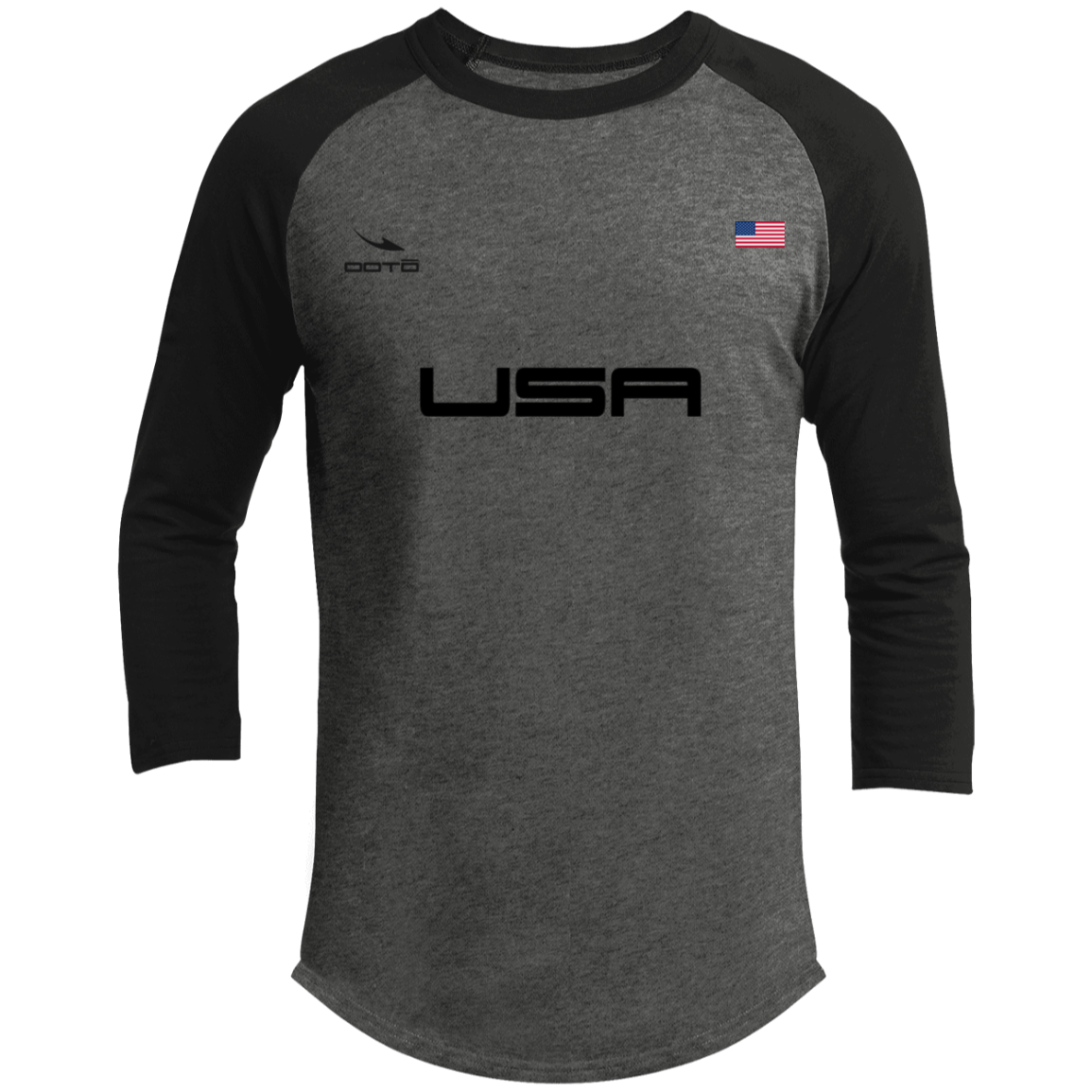 USA OOTO - T200 3/4 Raglan Sleeve Shirt - 4 COLORS -