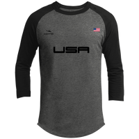 Thumbnail for USA OOTO - T200 3/4 Raglan Sleeve Shirt - 4 COLORS -