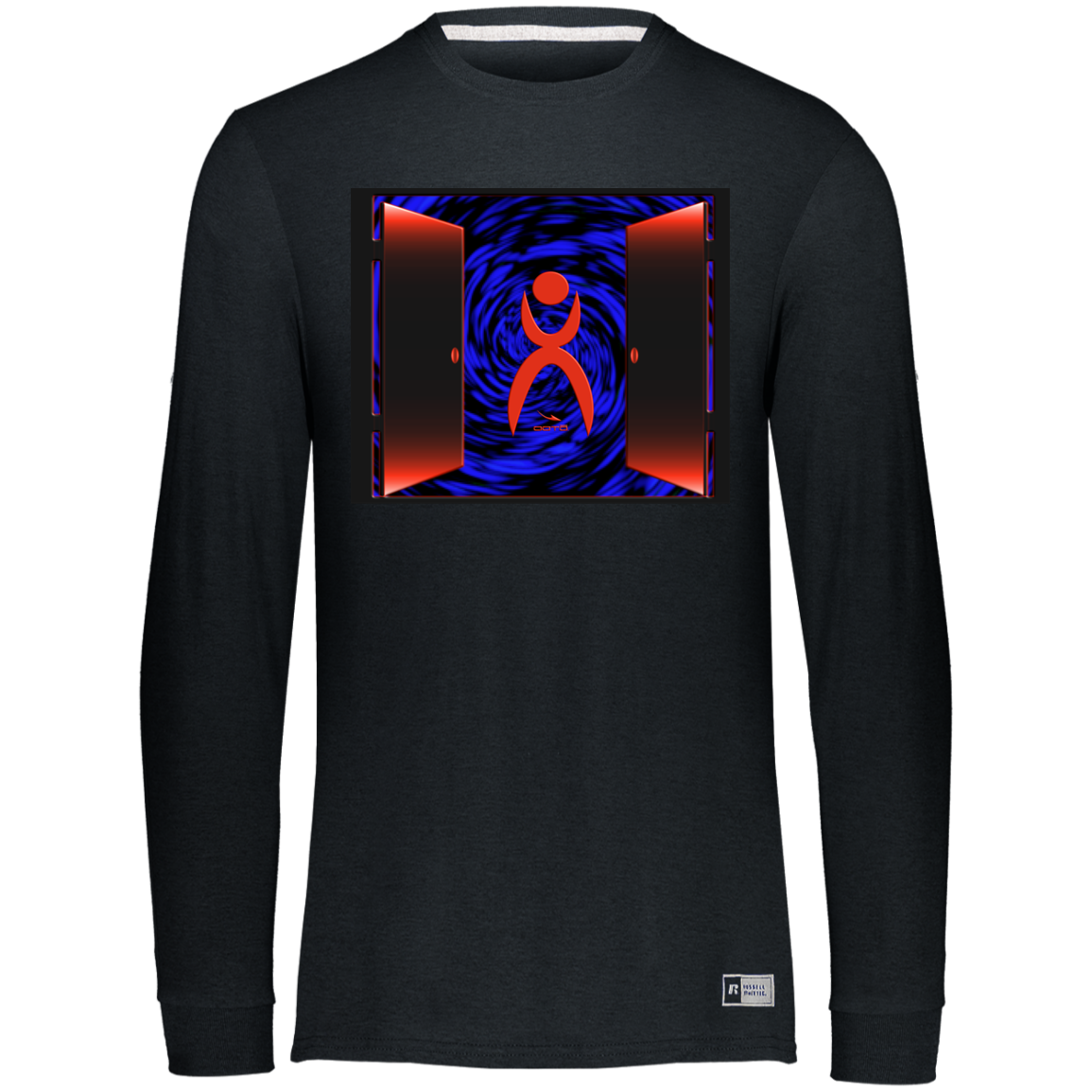 DOORWAY - GLYPHIC MAKES AN ENTRANCE - 64LTTM Essential Dri-Power Long Sleeve Tee - 2 COLORS -