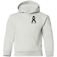 Thumbnail for OOTO - GLYPHIC EN BLACK - G185B Youth Pullover Hoodie - 8 COLORS -