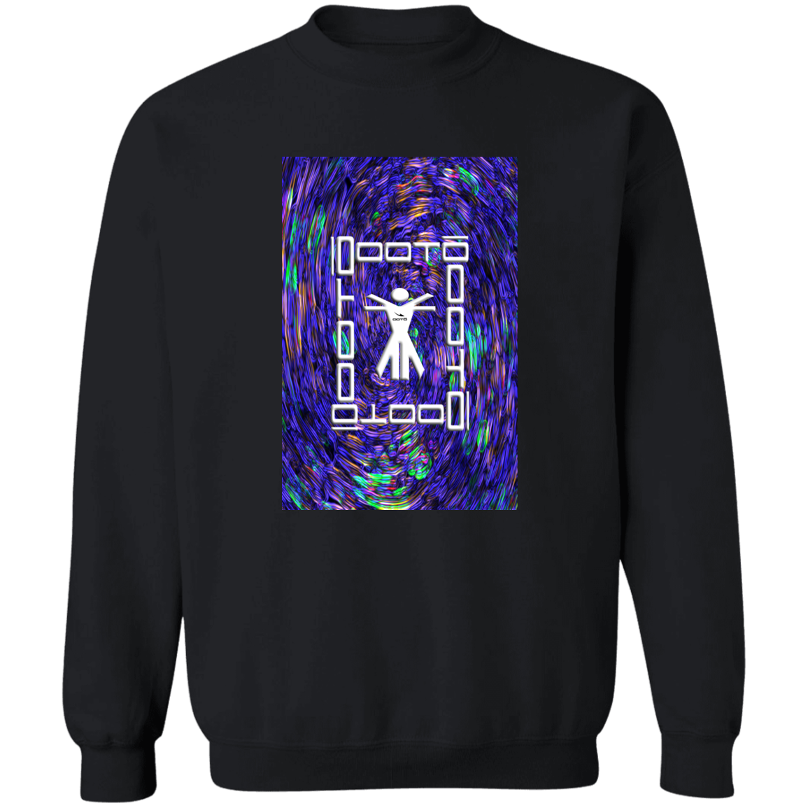 OOTOruvian FRAMED EN PLASMATIC TRIPLE SCENE G180 Crewneck Pullover Sweatshirt