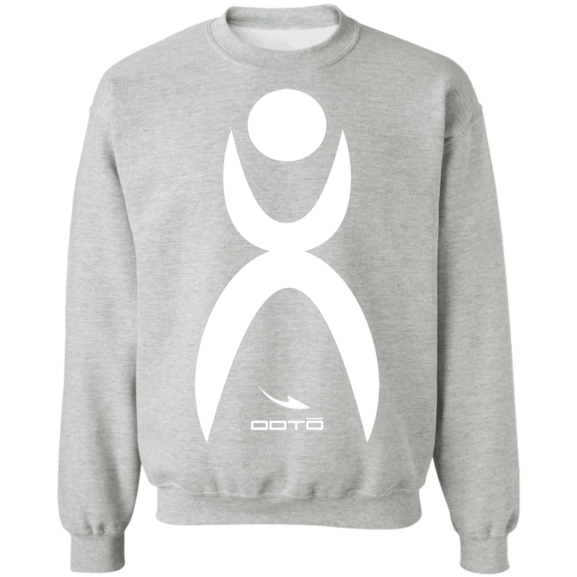 OOTO - GLYPHIC EN WHITE - Z65 Crewneck Pullover Sweatshirt - 8 COLORS -