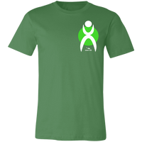 Thumbnail for GLYPHIC EN WHITE OVER LIME CIRCLE - 3001C Unisex Jersey Short-Sleeve T-Shirt - 3 COLORS -