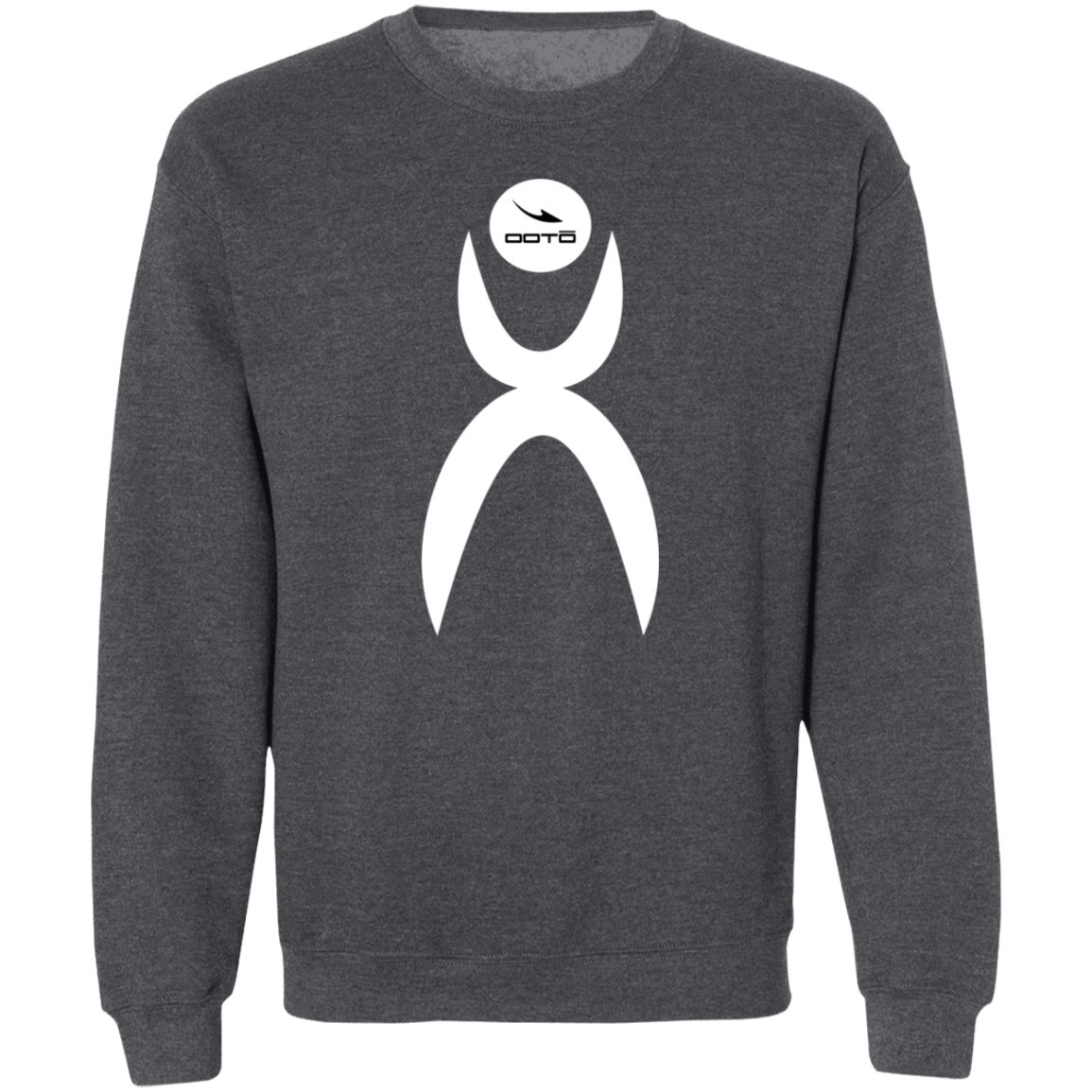 OOTO - GLYPHIC EN WHITE - DASH EN BLACK - Z65x Crewneck Pullover Sweatshirt - 6 COLORS -