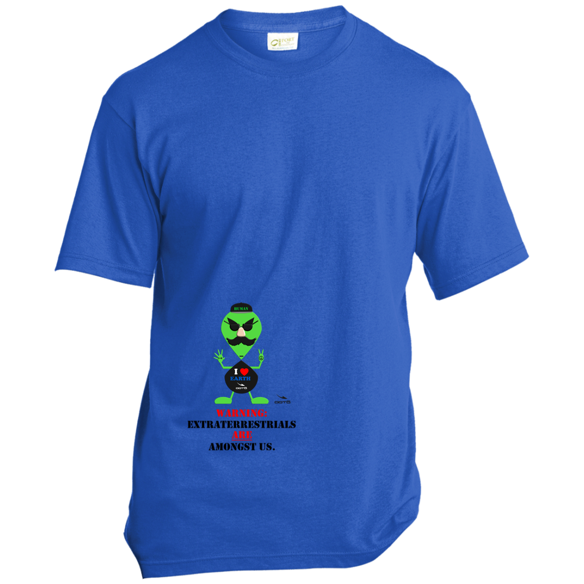 AL DOES HUMAN-WARNING; EXTRATERRESTRIALS ARE AMONGST US - USA100 Made in the USA Unisex T-Shirt - 4 COLORS -