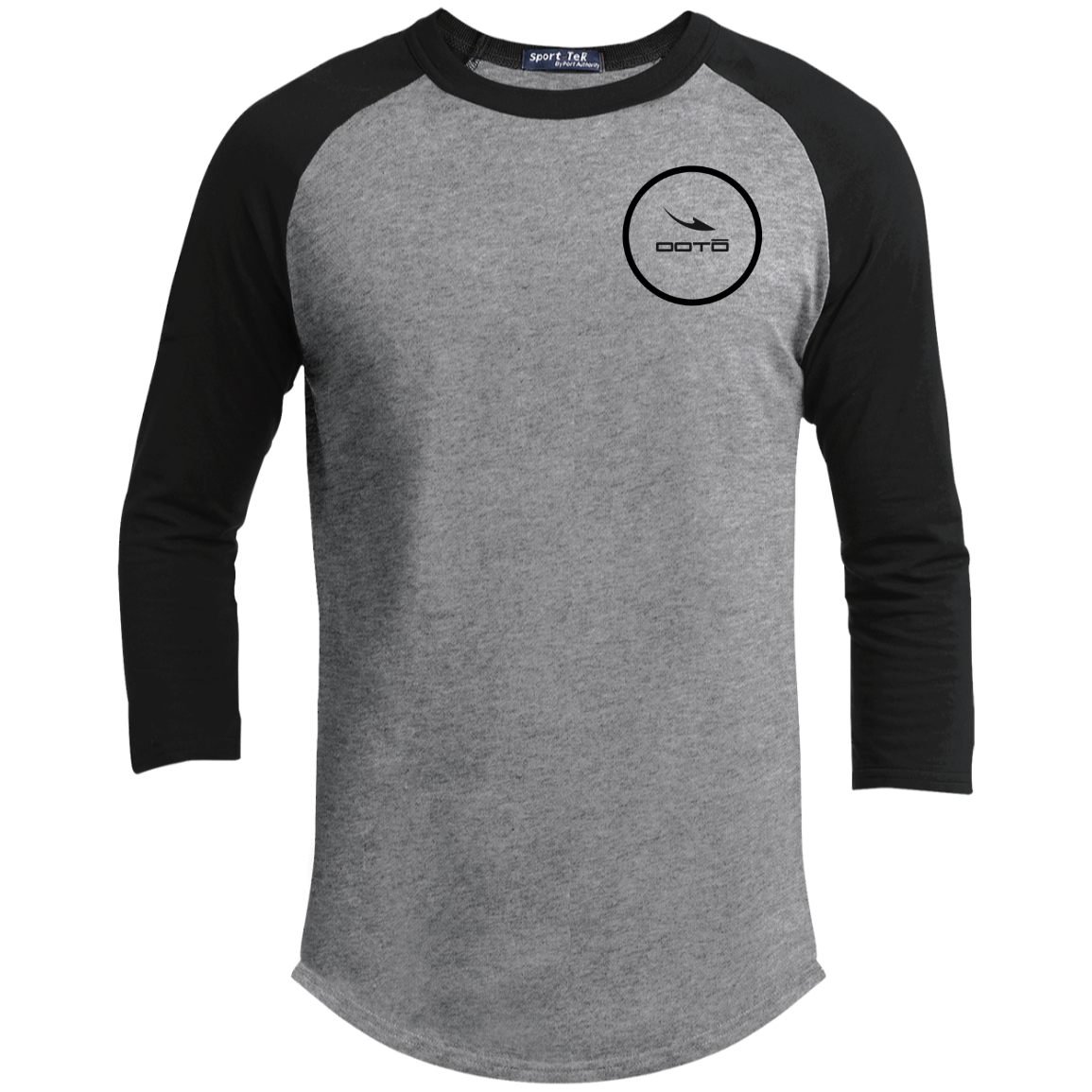 OOTO - DASH EN BLACK - YT200 Youth 3/4 Raglan Sleeve Shirt - 8 COLORS -