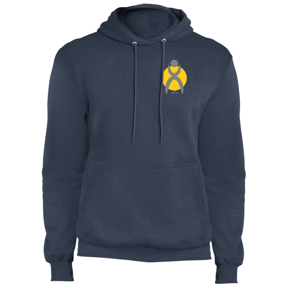 OOTO - GLYPHIC EN GRAY OVER MAIZE PC78H Core Fleece Pullover Hoodie - 6 COLORS -