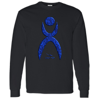 Thumbnail for GLYPHIC EN DEEP BLUE - G540 LS T-Shirt 5.3 oz. - 1 COLOR -