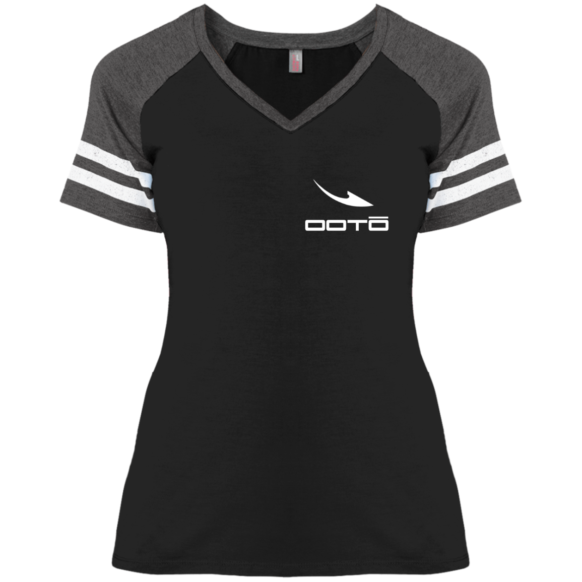 DASH EN WHITE - DM476 Ladies' Game V-Neck T-Shirt - 2 COLORS -