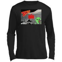 Thumbnail for AL - Hello from THE MOON - selfie - postcard - ST350LS Men’s Long Sleeve Performance Tee - 4 COLORS -