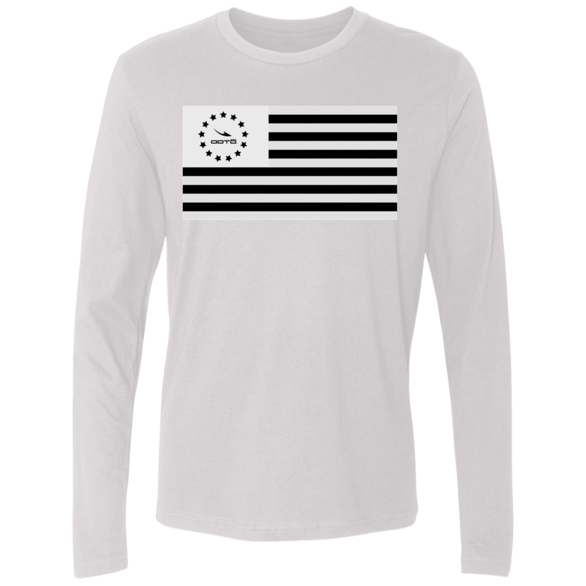 HEAVENS TO BETSY B & W FLAG - NL3601 Men's Premium LS - 5 COLORS -