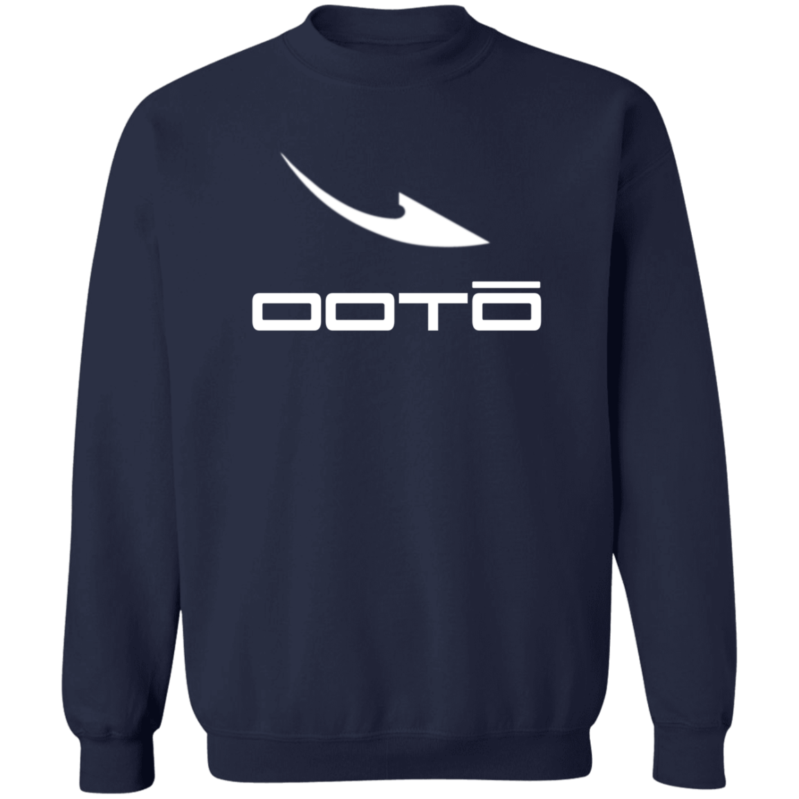 OOTO - DASH EN WHITE - Z65x Pullover Crewneck Sweatshirt 8 oz - 5 COLORS -