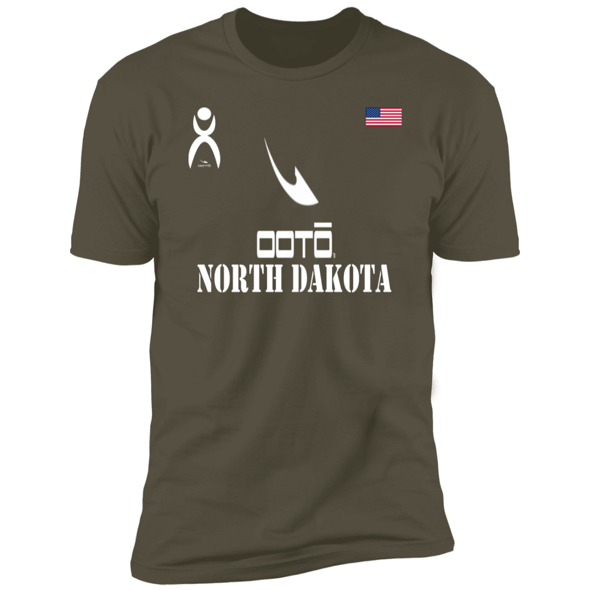 OOTO - NORTH DAKOTA - Z61x Premium Short Sleeve Tee - 9 COLORS -