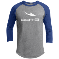 Thumbnail for OOTO - DASH WHITE M YT200 Youth 3/4 Raglan Sleeve Shirt - 4 COLORS -