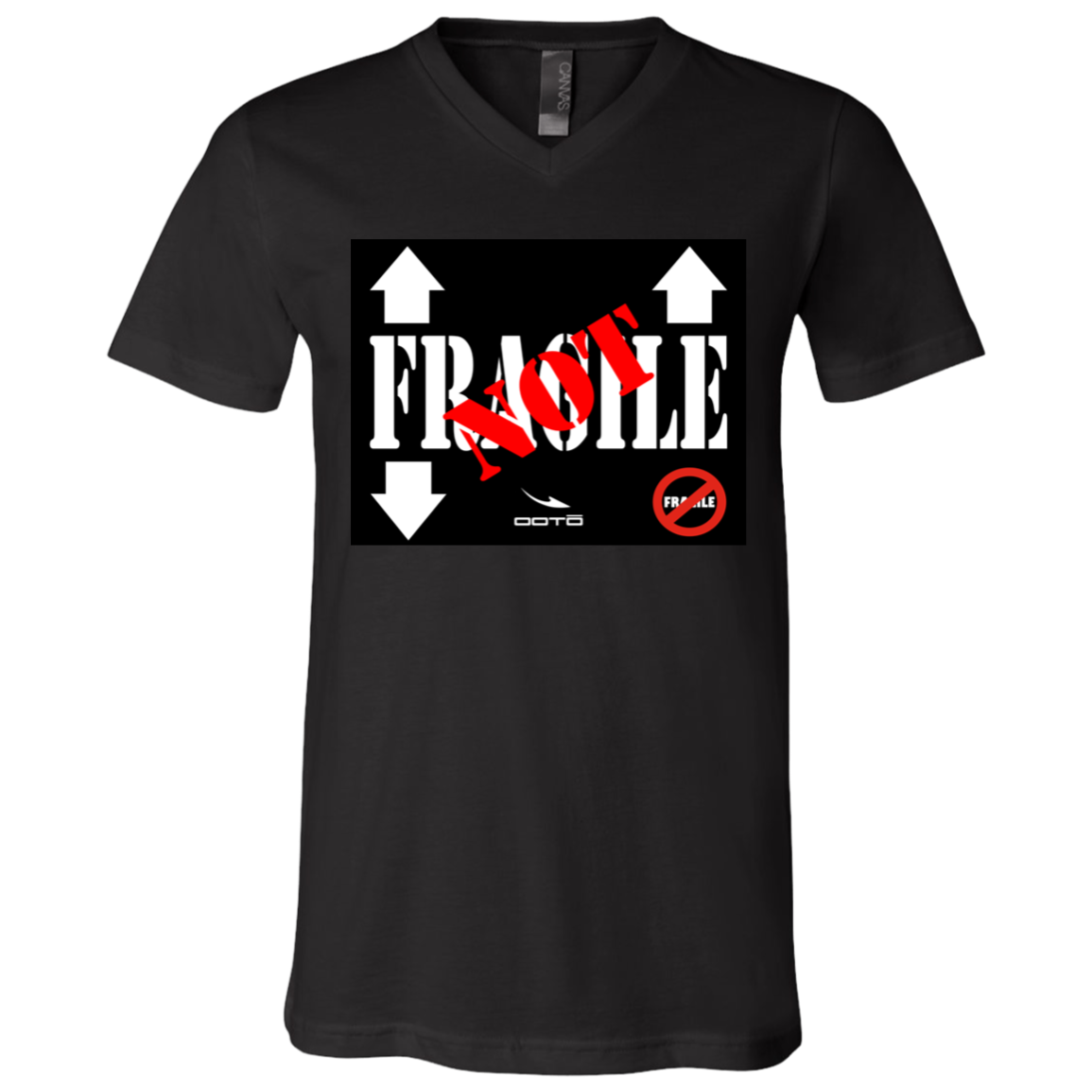 NOT FRAGILE - 3005 Jersey SS V-Neck T-Shirt - 1 COLOR -