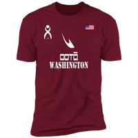 Thumbnail for OOTO - WASHINGTON - Z61x Premium Short Sleeve Tee - 1 COLOR -