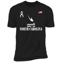 Thumbnail for OOTO - NORTH CAROLINA - Z61x Premium Short Sleeve Tee - 9 COLORS -