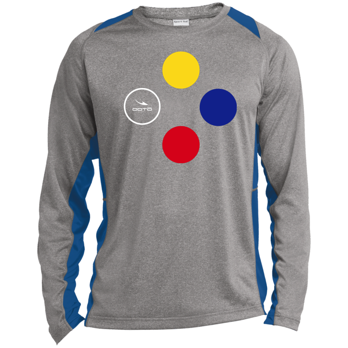 PRIMARILY SPEAKING - ST361LS Long Sleeve Heather Colorblock Performance Tee - 4 COLORS -