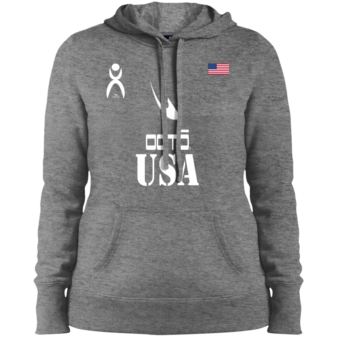 OOTO - USA - LST254 Ladies' Pullover Hooded Sweatshirt - 4 COLORS -