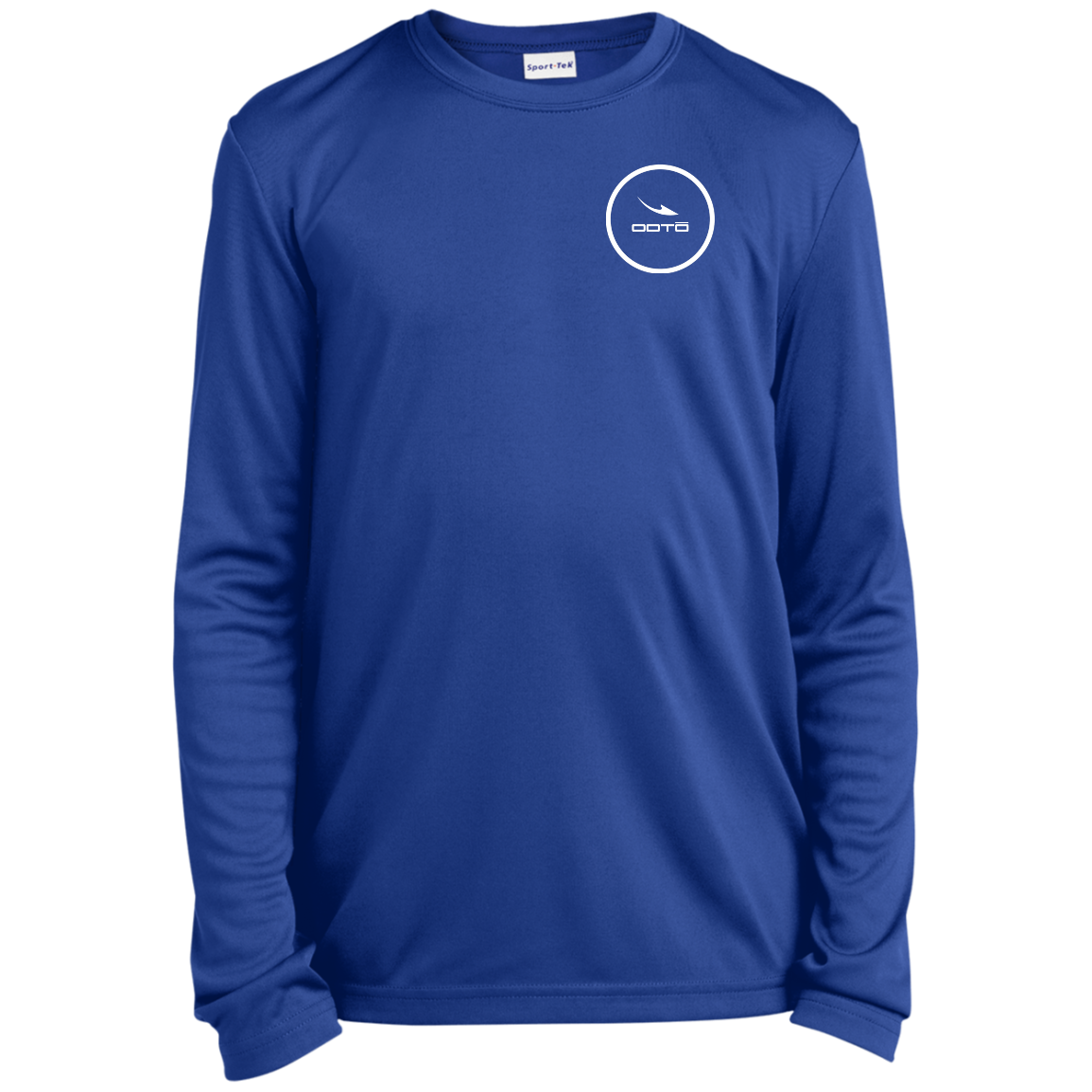 OOTO - DASH EN WHITE - YST350LS Youth Long Sleeve Performance Tee - 5 COLORS -