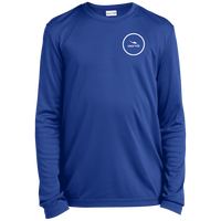 Thumbnail for OOTO - DASH EN WHITE - YST350LS Youth Long Sleeve Performance Tee - 5 COLORS -