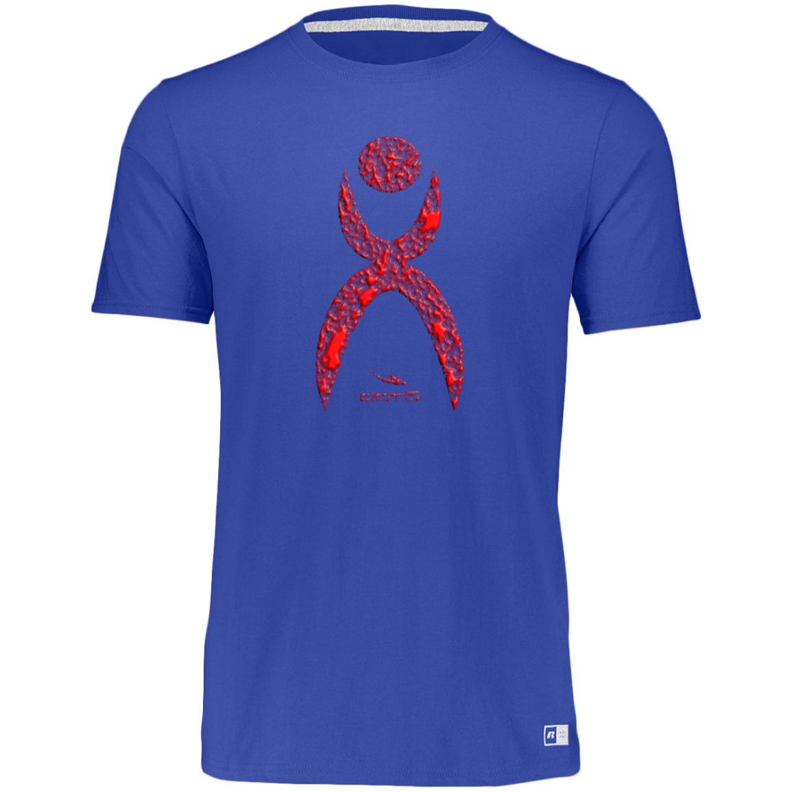 GLYPHIC EN HALTED PHASE RED - 64STTM Essential Dri-Power Tee - 8 COLORS -