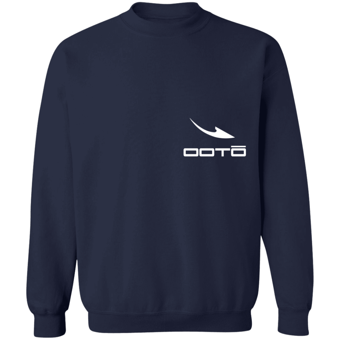 OOTO - DASH EN WHITE Small low left Z65 Crewneck Pullover Sweatshirt - 7 COLORS -