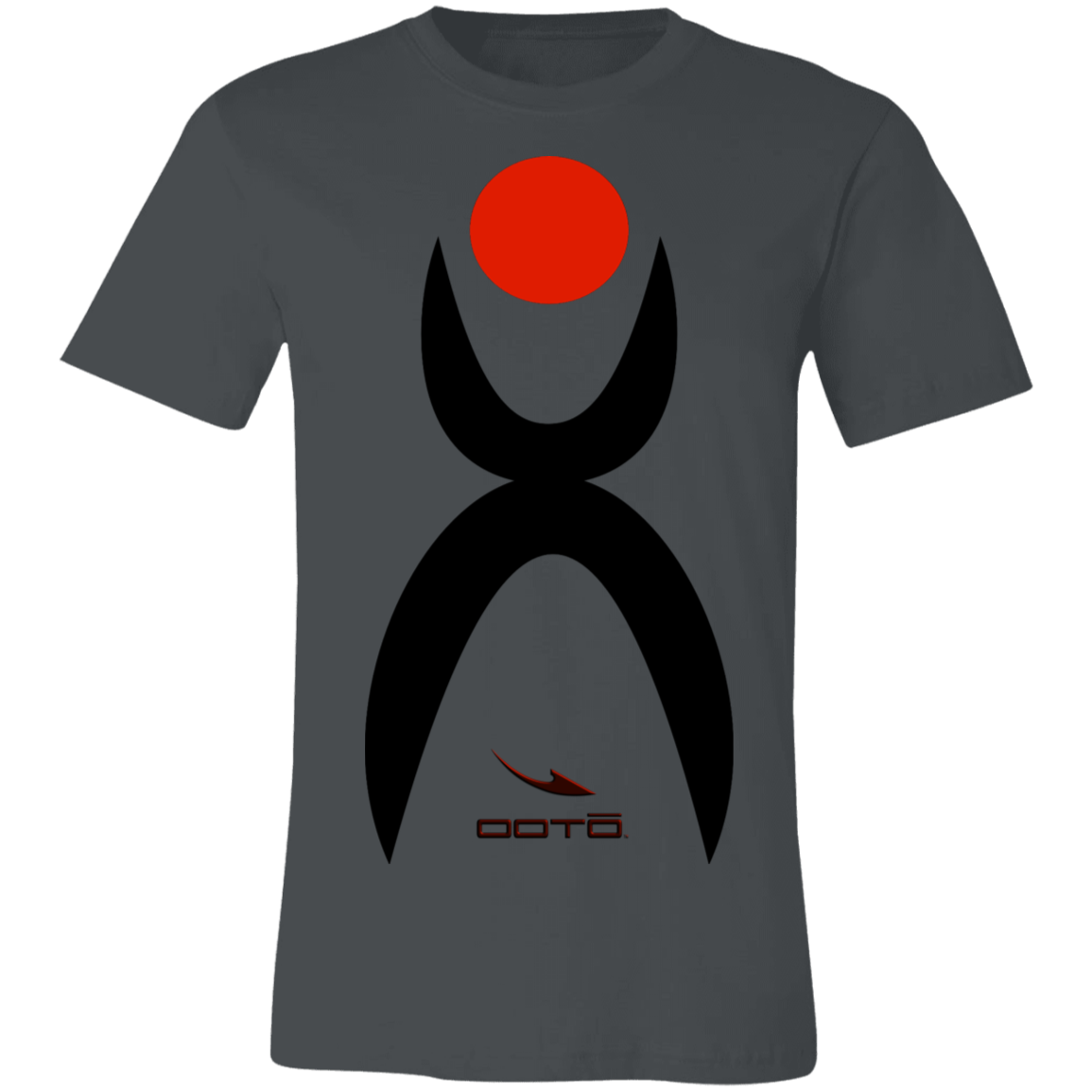 GLYPHIC EN BLACK AND RED - 3001C Unisex Jersey Short-Sleeve T-Shirt - 10 COLORS -