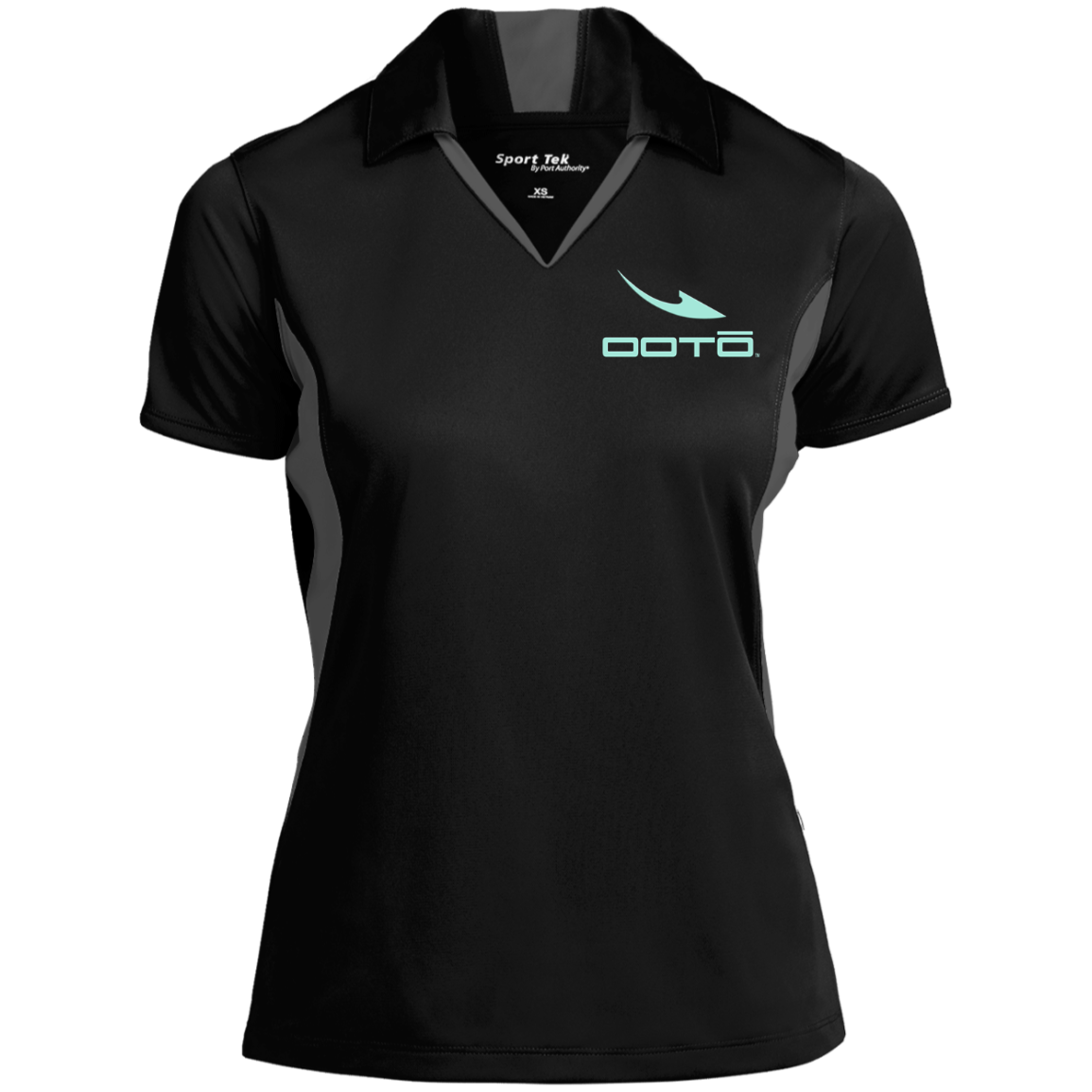 OOTO - DASH EN POWDER BLUE GREEN - LST655 Ladies' Colorblock Performance Polo - 3 COLORS -