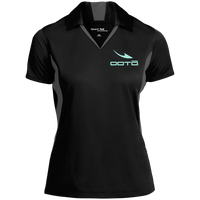 Thumbnail for OOTO - DASH EN POWDER BLUE GREEN - LST655 Ladies' Colorblock Performance Polo - 3 COLORS -