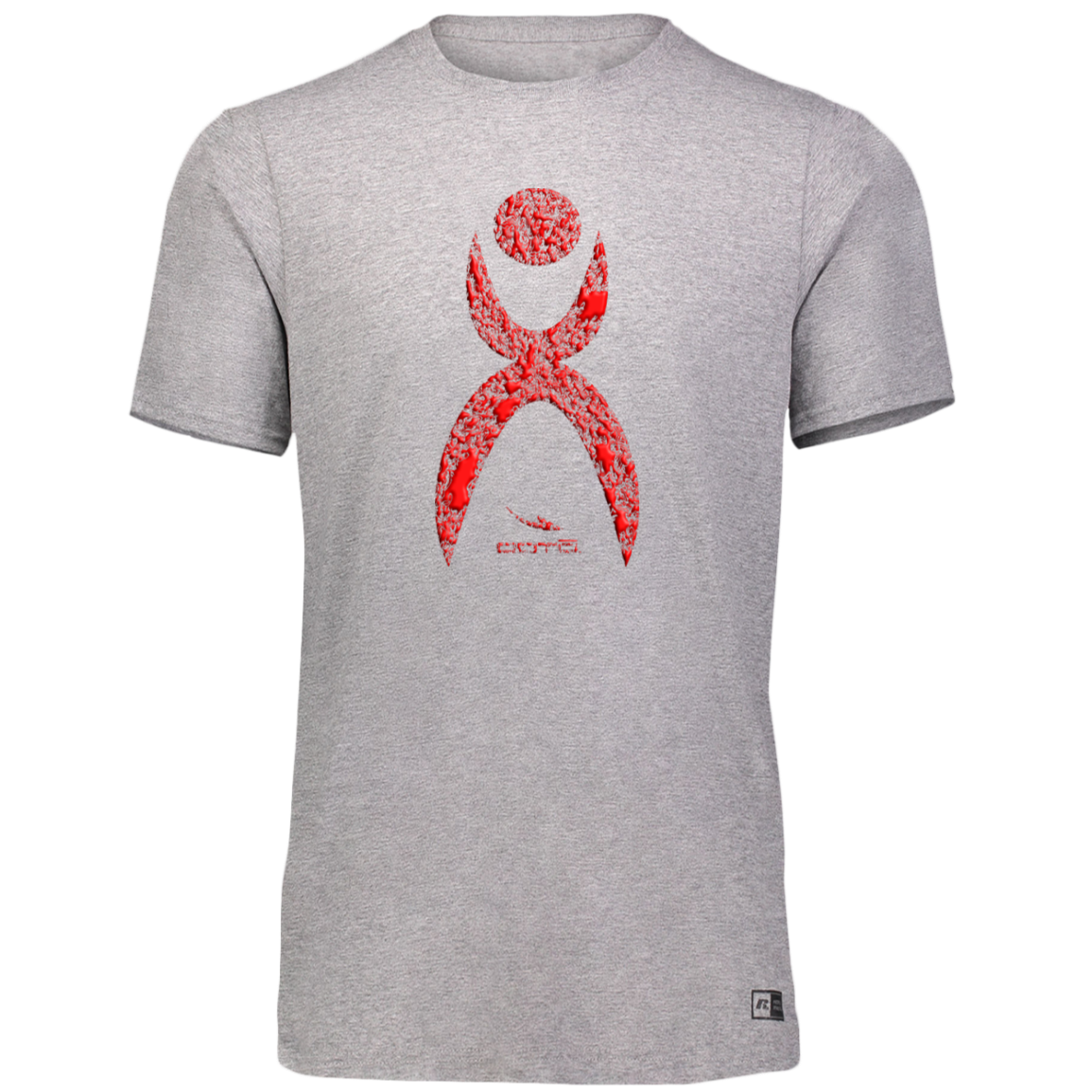 GLYPHIC EN HALTED PHASE RED - 64STTM Essential Dri-Power Tee - 8 COLORS -