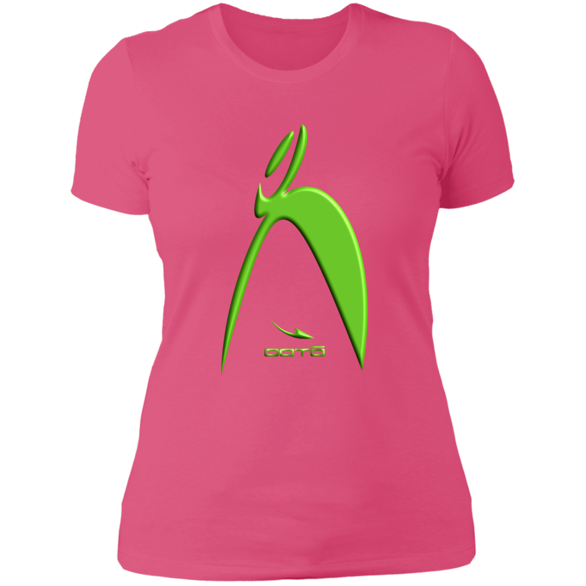 BIG STEPPIN GLYPHIC EN LIME 3D PRINT - SM NL3900 Ladies' Boyfriend T-Shirt - 4 COLORS -