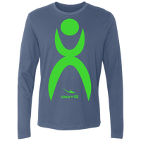 Thumbnail for GLYPHIC EN LIME - LARGE NL3601 Men's Premium LS - 4 COLORS -