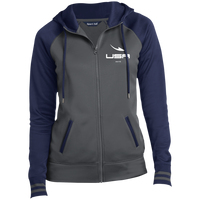 Thumbnail for OOTO - USA OOTO DASH WT. - OOTO2 - LST236 Ladies' Moisture Wick Full-Zip Hooded Jacket - 4 COLORS -