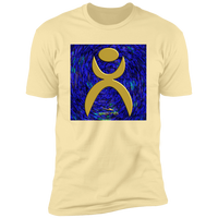 Thumbnail for GLYPHIC EN GOLD OVER PLASMATIC STORM NL3600 Premium Short Sleeve T-Shirt - 8 COLORS -