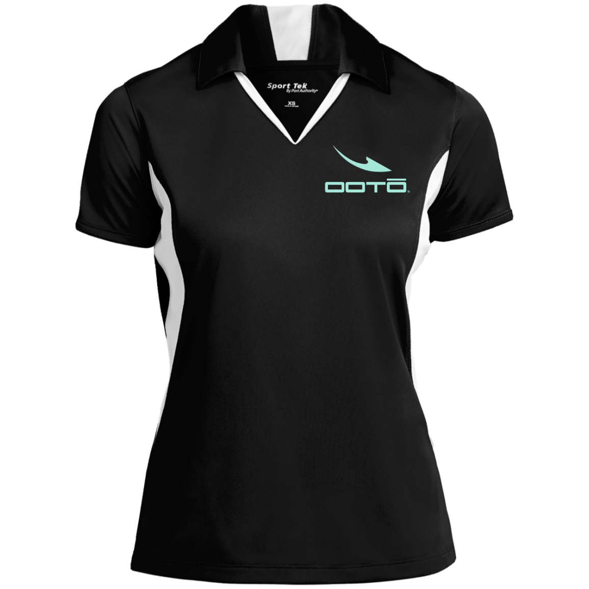 OOTO - DASH EN POWDER BLUE GREEN - LST655 Ladies' Colorblock Performance Polo - 3 COLORS -