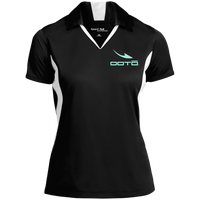 Thumbnail for OOTO - DASH EN POWDER BLUE GREEN - LST655 Ladies' Colorblock Performance Polo - 3 COLORS -