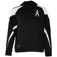 Thumbnail for OOTO - GLYPHIC EN WHITE - DASH EN BLACK 229646 Youth Athletic Colorblock Fleece Hoodie - 1 COLOR -