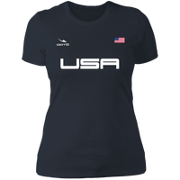 Thumbnail for USA - Ladies' Boyfriend T-Shirt - 7 COLORS -