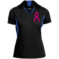 Thumbnail for OOTO - GLYPHIC EN NEON PINK - LST655 Ladies' Colorblock Performance Polo - 4 COLORS -