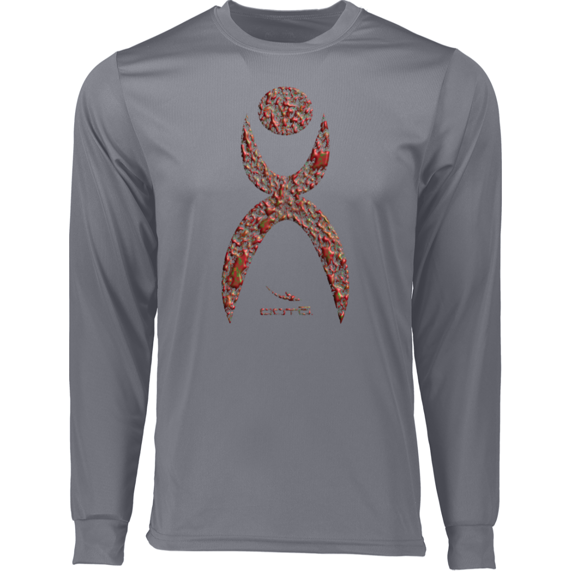 GLYPHIC EN HALTED PHASE - 788 Long Sleeve Moisture-Wicking Tee - 4 COLORS -