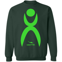 Thumbnail for OOTO - GLYPHIC EN LIME - Z65 Crewneck Pullover Sweatshirt - 5 COLORS -