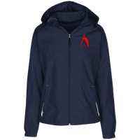 Thumbnail for OOTO - BIG STEPPIN GLYPHIC EN RED - LST76 Ladies' Jersey-Lined Hooded Windbreaker - 3 COLORS -