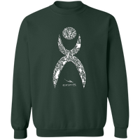 Thumbnail for OOTO - GLYPHIC EN HALTED PHASE WHITE G180 Crewneck Pullover Sweatshirt - 8 COLORS -