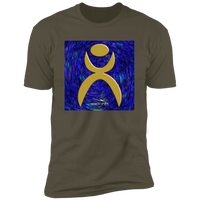 Thumbnail for GLYPHIC EN GOLD OVER PLASMATIC STORM NL3600 Premium Short Sleeve T-Shirt - 8 COLORS -