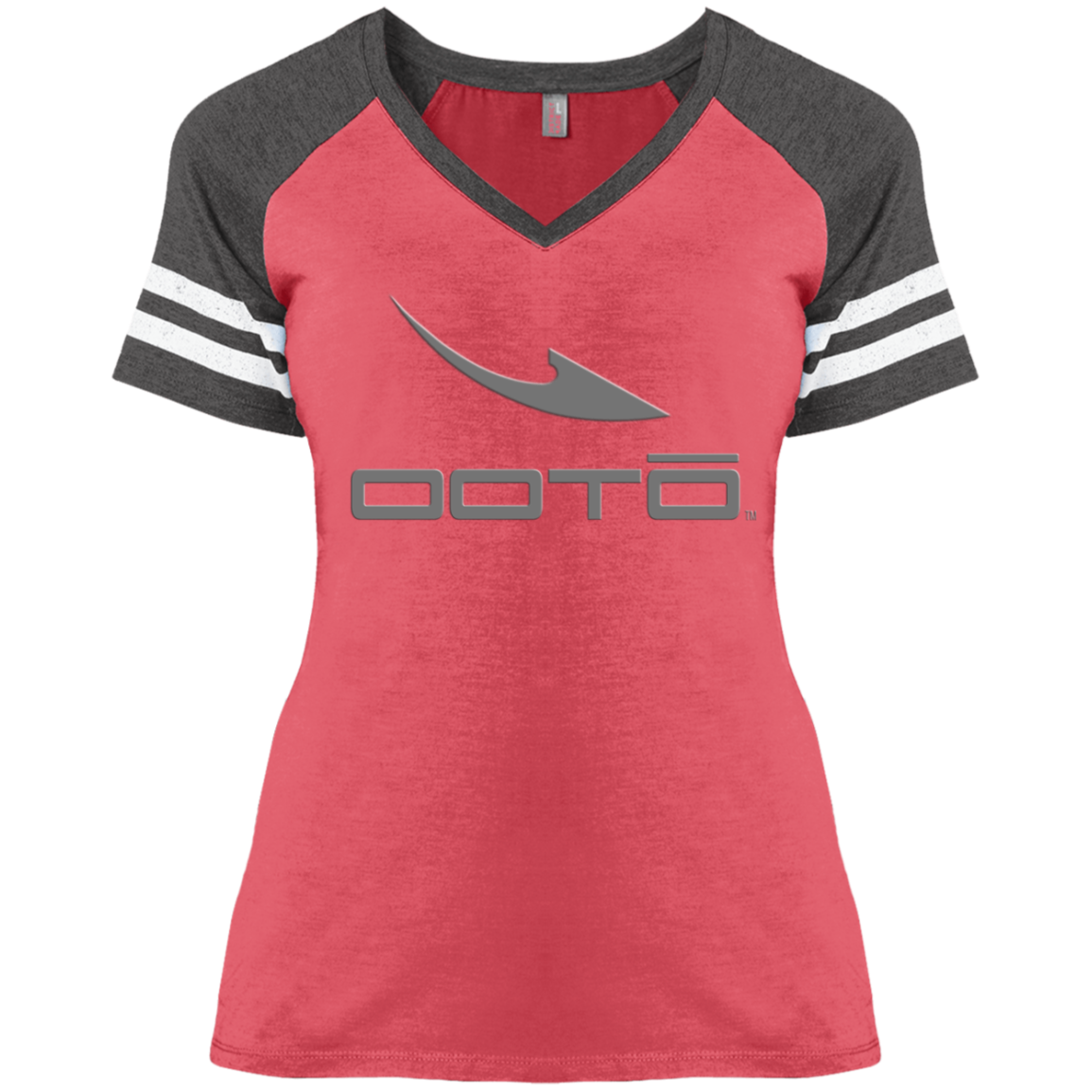 DASH EN GRAY - M DM476 Ladies' Game V-Neck T-Shirt - 5 COLORS -