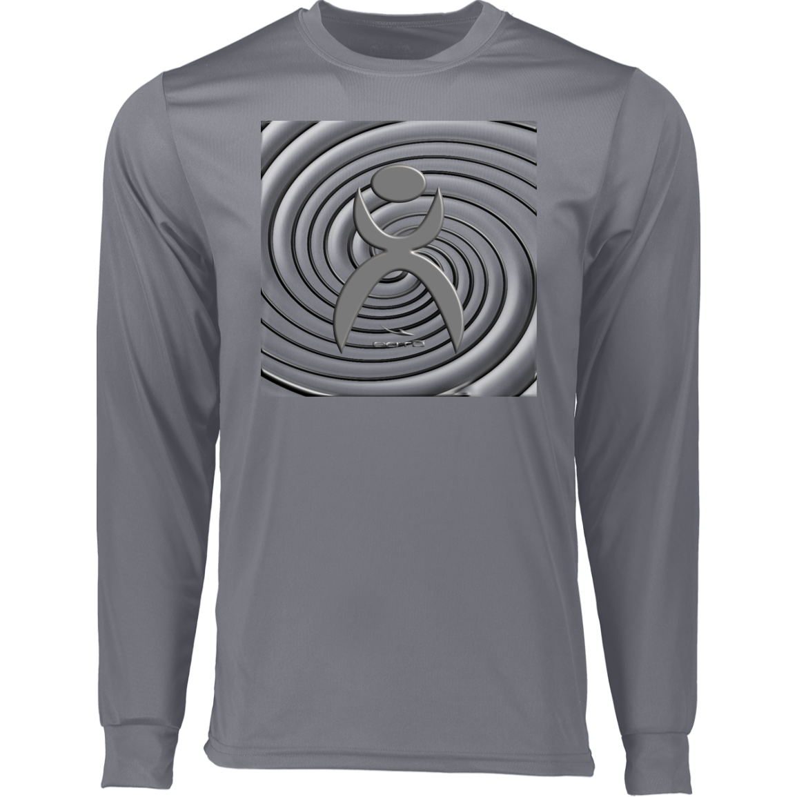 SPIRALING GLYPHIC - 788 Long Sleeve Moisture-Wicking Tee - 6 COLORS -