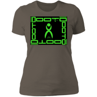 Thumbnail for GLYPHIC EN LIME FRAMED - NL3900 Ladies' Boyfriend T-Shirt - 6 COLORS -